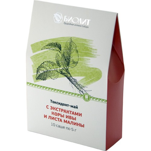 Купить Токсидонт-май с экстрактами коры ивы и листа малины  г. Екатеринбург  